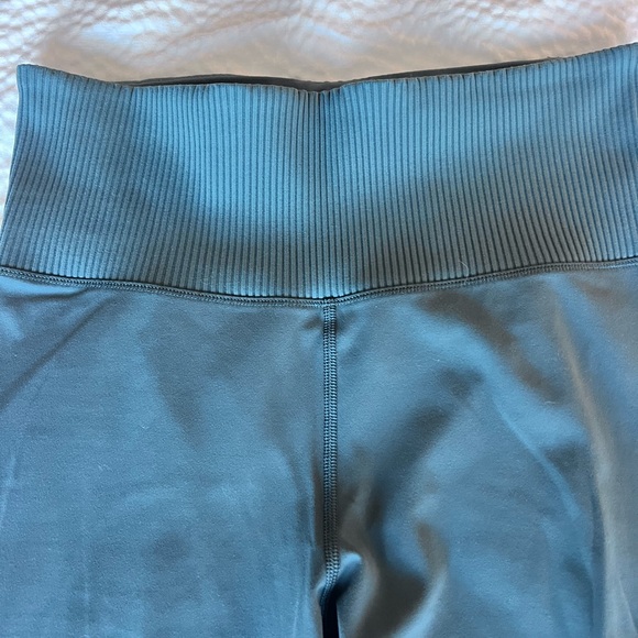 Vuori ribbed waist leggings sz small NWOT Blue/Green sea color - Picture 8 of 12